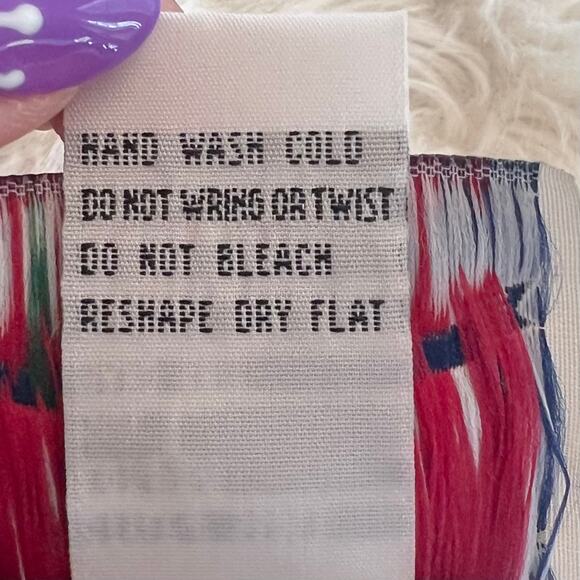 River Ridge Trading Company Color Block Embroidered Short Sleeve Cardigan Large - Picture 9 of 13